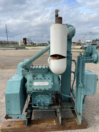 20 HP Frick HCL060757UB16, 6-Cylinder Reciprocating Compressor Package, Belt Driven, 230/460 V, 1850 RPM, 360 - Image 5