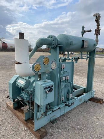 20 HP Frick HCL060757UB16, 6-Cylinder Reciprocating Compressor Package, Belt Driven, 230/460 V, 1850 RPM, 360 - Image 6