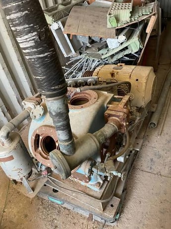 50 HP Mycom 6J2, Bare 6-Cylinder Reciprocating Compressor, Semi-Hermetic Driven, 1450 RPM, 165 CFM - Image 3
