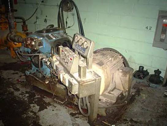 50 HP Mycom 6J2, Bare 6-Cylinder Reciprocating Compressor, Semi-Hermetic Driven, 1450 RPM, 165 CFM - Image 6
