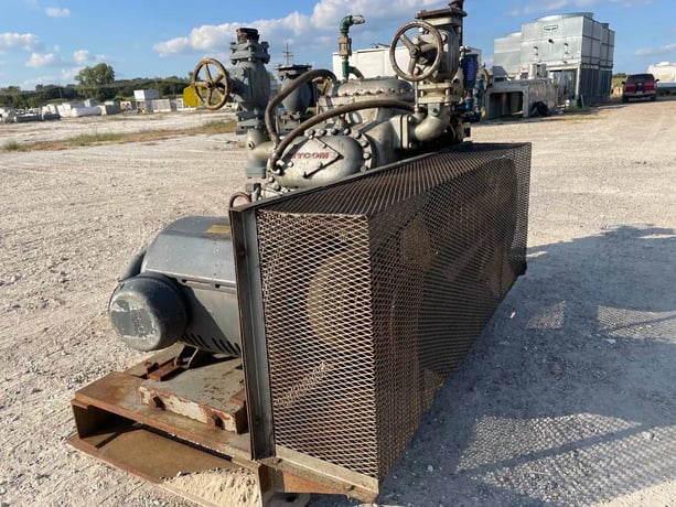 75 HP Mycom N42B, 6-Cylinder Reciprocating Compressor Package, Belt Driven, 230/460 V, 1775 RPM, 470 psig - Image 6