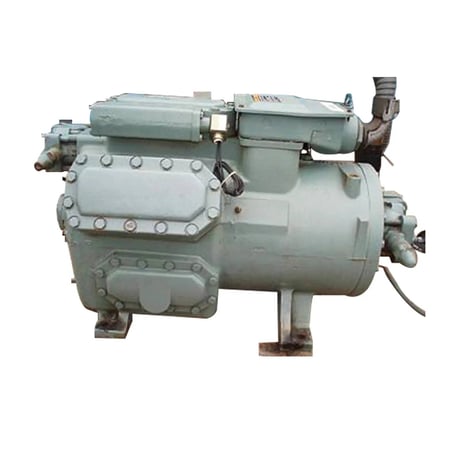 Trane CRHR500C4A0A0R2J0C0, Bare 6-Cylinder Reciprocating Compressor, Semi-Hermetic Driven, 460 V, 3 Ph. - Image 1
