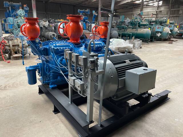 200 HP Vilter 4416, 16-Cylinder Reciprocating Compressor Package, Belt Driven, 460 V, 1200 RPM - Image 6