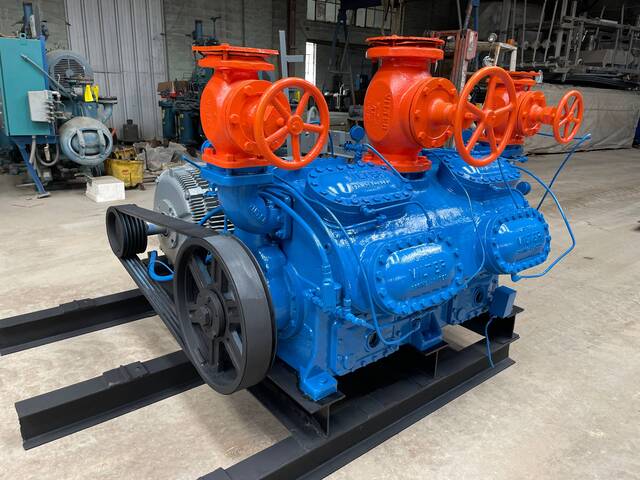 200 HP Vilter 4416, 16-Cylinder Reciprocating Compressor Package, Belt Driven, 460 V, 1200 RPM - Image 10