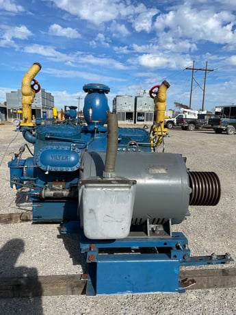 200 HP Vilter 4416, 16-Cylinder Reciprocating Compressor Package, Belt Driven, 460 V, 1200 RPM, 619 CFM - Image 7