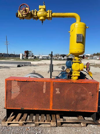 100 HP Vilter 448, 8-Cylinder Reciprocating Compressor Package, Belt Driven, 208-220/440 V, 2004 - Image 7
