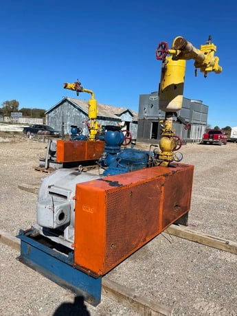 100 HP Vilter 448, 8-Cylinder Reciprocating Compressor Package, Belt Driven, 208-236/118 V, 1200 RPM, 309 CFM - Image 6