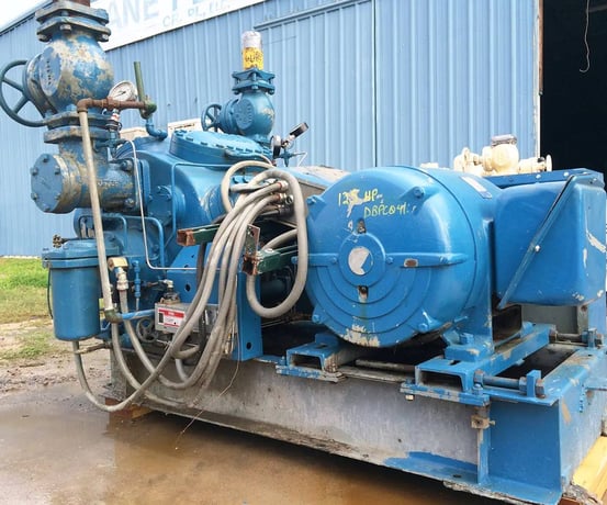 125 HP Vilter 448, 8-Cylinder Reciprocating Compressor Package, Belt Driven, 460 V, 1200 RPM, 182 CFM - Image 6