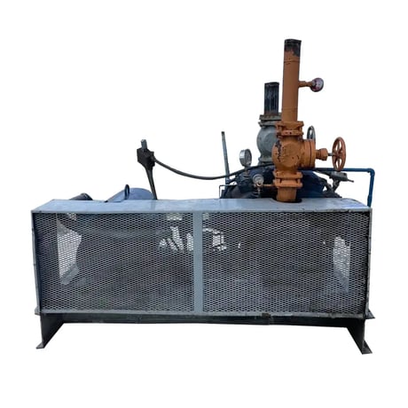 75 HP Vilter 448, 8-Cylinder Reciprocating Compressor Package, Belt Driven, 230/460 V, 1200 RPM, 209 CFM - Image 1