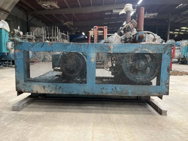 50 HP Vilter 454XL, 4-Cylinder Reciprocating Compressor, Belt Driven, 230/460 V, 1200 RPM, 199 CFM - Image 7