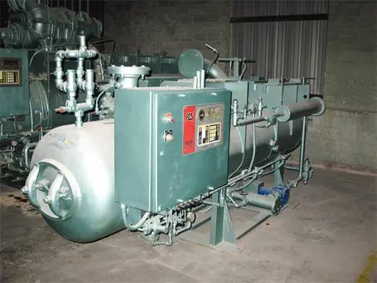 7 HP FES 575 HC/250L, Rotary Screw Compressor Package, 230/460 V, 1170 RPM, Missing Motor and Screw, 1987 - Image 5