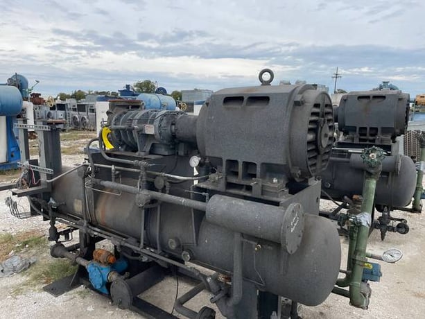200 HP FES 160LUD, Rotary Screw Compressor Package, 230/460 V, 3500 RPM, 1987 - Image 4