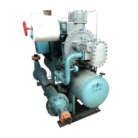 250 HP FES 16L/16LC, Rotary Screw Compressor Package, 460 V, 3515 hours Runtime, 1994 - Image 1