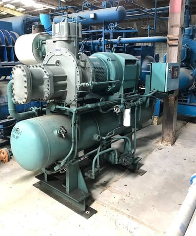 250 HP FES 16L/16LC, Rotary Screw Compressor Package, 460 V, 3515 hours Runtime, 1994 - Image 4