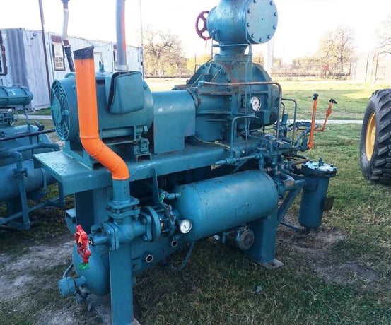 50 HP Frick RDB-67, Rotary Screw Compressor Package, 208-230/460 V, 1800 RPM, 300 psig, Missing Control Panel - Image 4