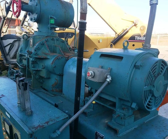 50 HP Frick RDB-67, Rotary Screw Compressor Package, 208-230/460 V, 1800 RPM, 300 psig, Missing Control Panel - Image 8