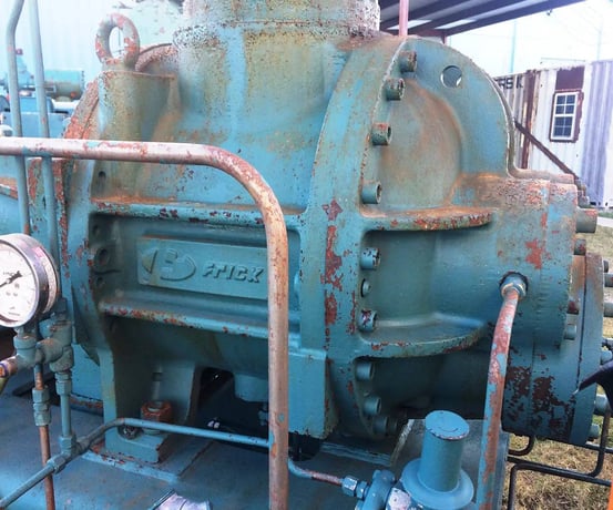 50 HP Frick RDB-67, Rotary Screw Compressor Package, 208-230/460 V, 1800 RPM, 300 psig, Missing Control Panel - Image 9