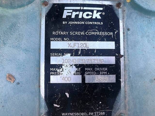 40 HP Frick RXF-39, Rotary Screw Compressor Package, 460 V, 3600 RPM, 400 psig - Image 10