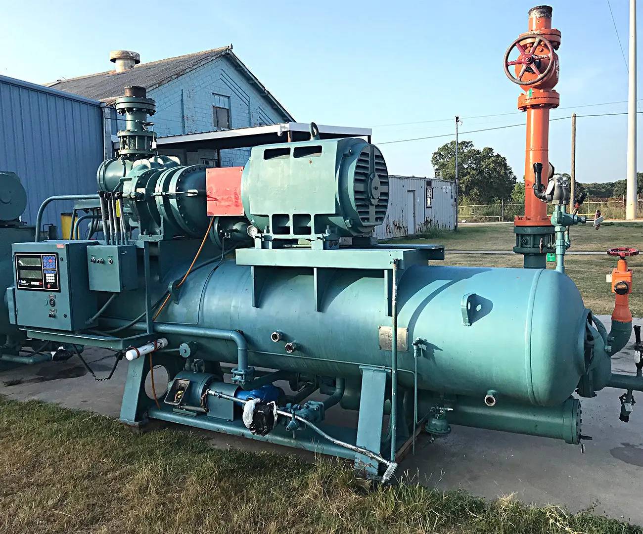 500 HP Dunham-Bush 106, Rotary Screw Compressor Package, 460 V, 1981 - Image 4