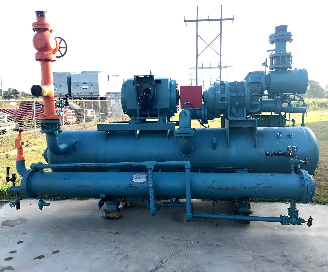 500 HP Dunham-Bush 106, Rotary Screw Compressor Package, 460 V, 1981 - Image 6