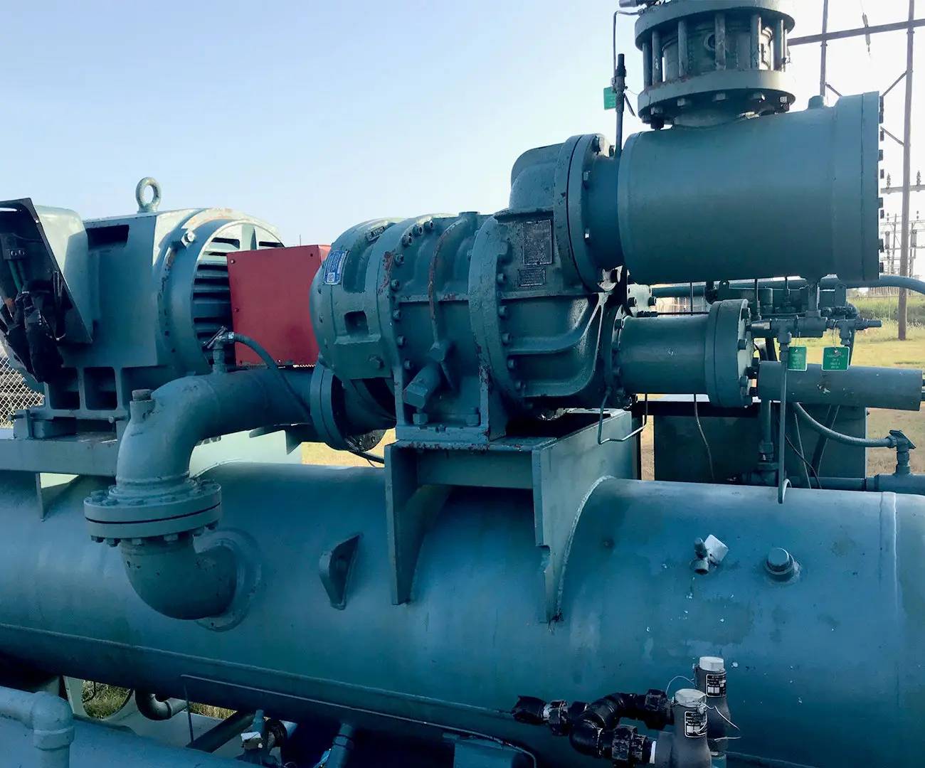 500 HP Dunham-Bush 106, Rotary Screw Compressor Package, 460 V, 1981 - Image 10