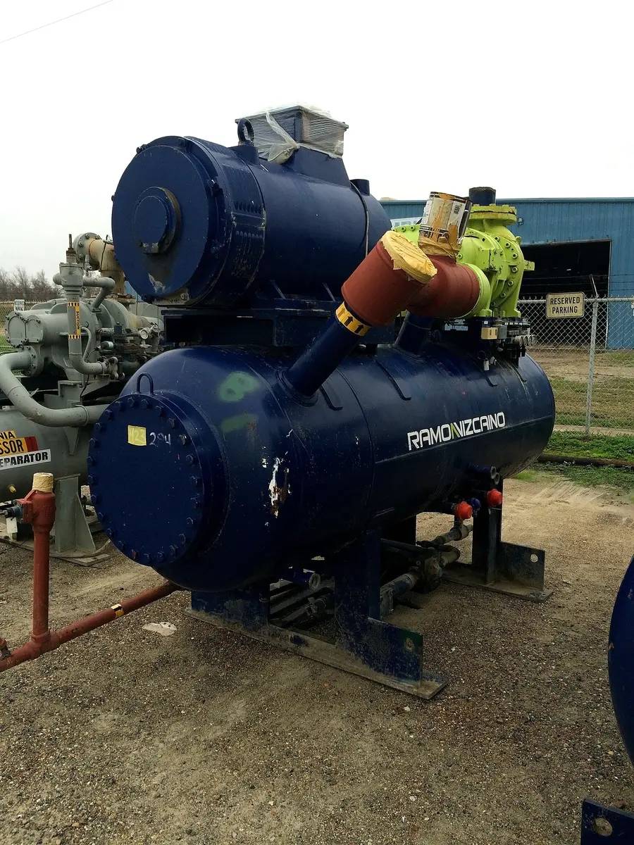 600 HP Ramon Vizcaino Refrigeracion 250-VMD-2.6, Rotary Screw Compressor Package, 400/600 V, 2009 - Image 5