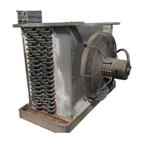 Frigid Coil HTC-184-1/3-C.width, Ammonia Evaporator Coil, 0.33 HP, 350 psi, 1988 - Image 2