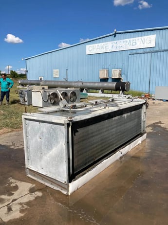 3 Fans, Imeco C0.935, Ammonia Evaporator Coil- 12 TR, Low Temperature, 0.3 HP, 13340 CFM - Image 4