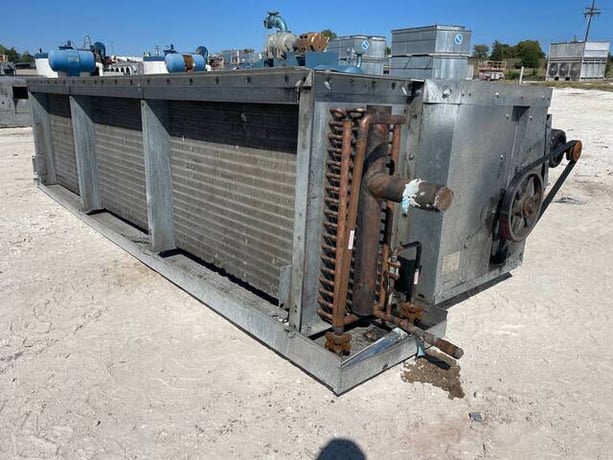 3 Fans, Krack CPC-448-4-RBF-22-HGU-LH-7.5, Ammonia Evaporator Coil, 7.5 HP, 1984 - Image 8