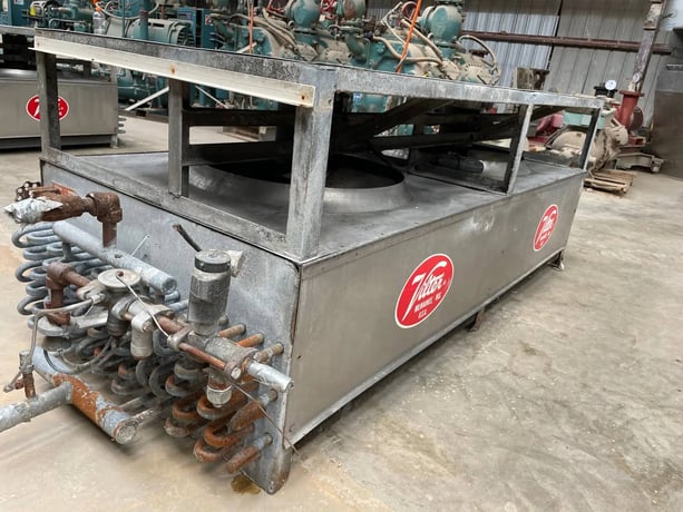 2 Fans, Vilter UF 21-64-1/2-XA-HGC, Ammonia Evaporator Coil - 9 TR, Low Temperature, 2 HP, 11600 CFM, 550 FPM - Image 5