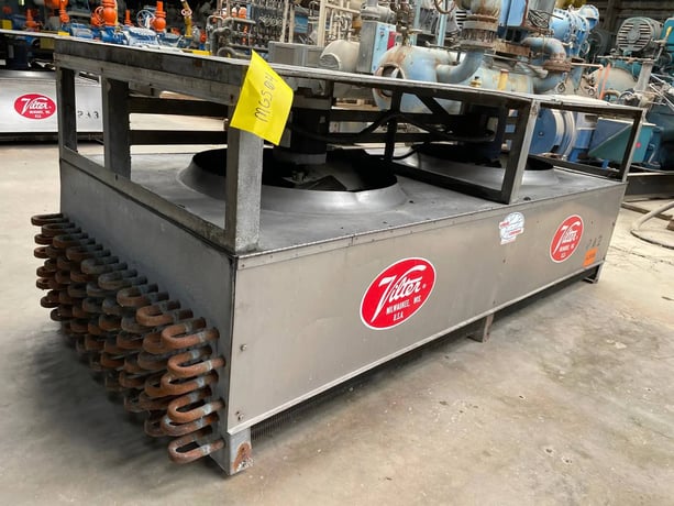 2 Fans, Vilter UF 21-64-1/2-XA-HGC, Ammonia Evaporator Coil - 9 TR, Low Temperature, 2 HP, 11600 CFM, 550 FPM - Image 7