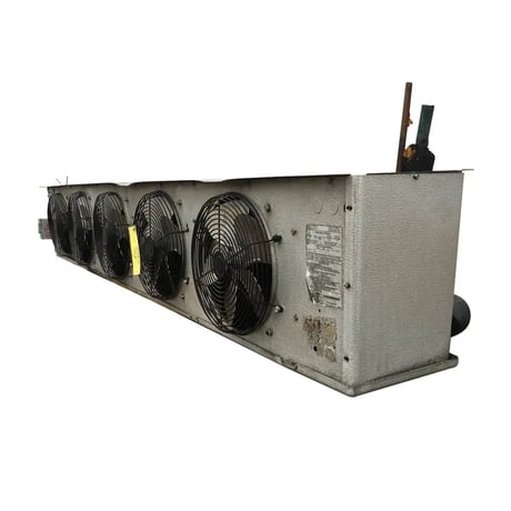 5 Fans, Hussmann HC6A-278AB AL-T, Ammonia/Freon Evaporator Coil- 3.48 TR, Medium Temperature, Wet Coil, 0.06 - Image 2