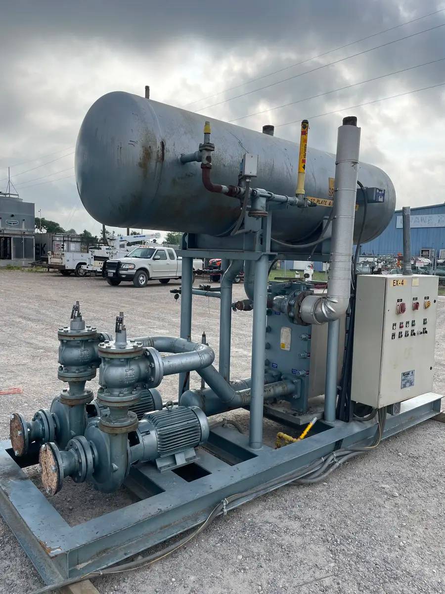 Mitts & Merrill CWP-CS-OS-I, Ammonia-Glycol Plate & Frame System Skid, 20 HP, 3500 RPM, 1999 - Image 3