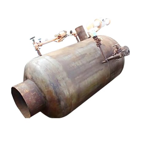 1000 gallon E. L. Nickell, Intercooler/Subcooler, Horizontal, 62" diameter x 85.5" L Tank - Image 2