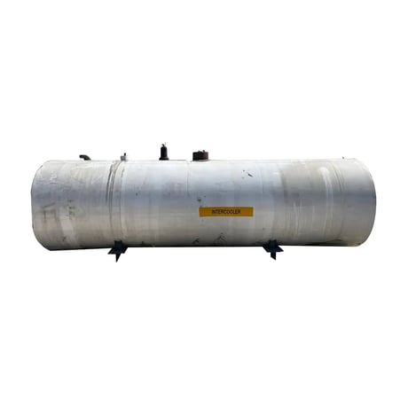 2185 gallon Precision Heat Exchanger Co, Horizontal Intercooler, 52" diameter x 203" L Tank, 1987 - Image 1