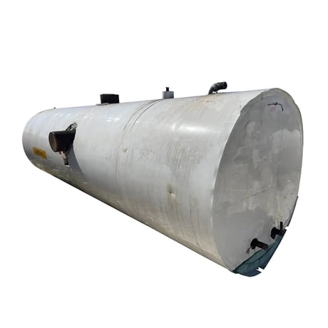 2185 gallon Precision Heat Exchanger Co, Horizontal Intercooler, 52" diameter x 203" L Tank, 1987 - Image 2