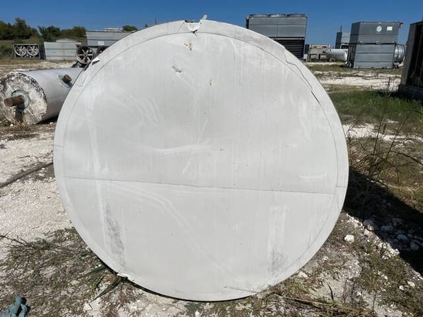 2185 gallon Precision Heat Exchanger Co, Horizontal Intercooler, 52" diameter x 203" L Tank, 1987 - Image 5