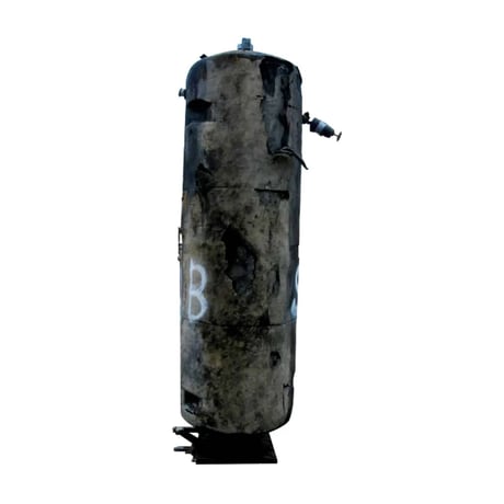 377 gallon Stone Mfg., Ammonia Intercooler, 34" diameter x 96" L Tank - Image 1