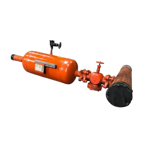 15 Gallons, R & Y, Horizontal Oil Separator, 12" diameter x 32" L Tank, 250 PSI @ 650F, 1990 - Image 2