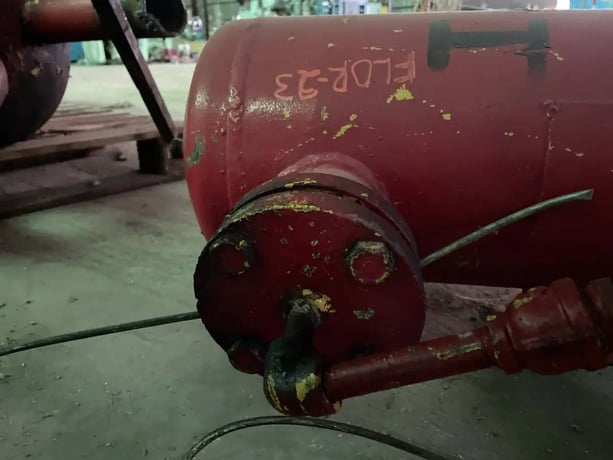 10 Gallons, Vilter, Horizontal Oil Separator, 22" diameter x 11" L Tank - Image 7