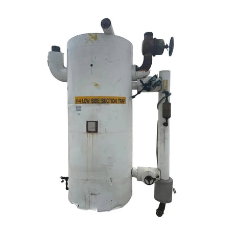 408 gallon E.L. Nickell C-3290, Vertical Ammonia Suction Trap, 40" diameter x 75" L Tank, 150 PSI @ 650 F - Image 1