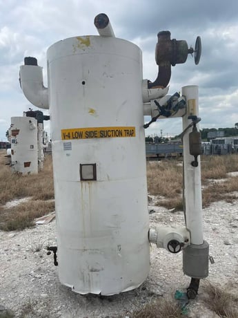 408 gallon E.L. Nickell C-3290, Vertical Ammonia Suction Trap, 40" diameter x 75" L Tank, 150 PSI @ 650 F - Image 6
