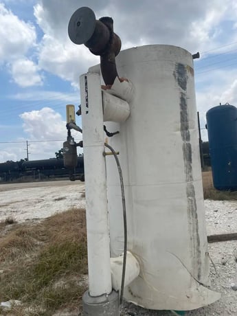 408 gallon E.L. Nickell C-3290, Vertical Ammonia Suction Trap, 40" diameter x 75" L Tank, 150 PSI @ 650 F - Image 8