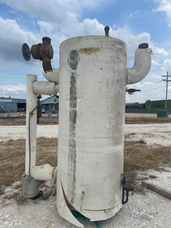 408 gallon E.L. Nickell C-3290, Vertical Ammonia Suction Trap, 40" diameter x 75" L Tank, 150 PSI @ 650 F - Image 10
