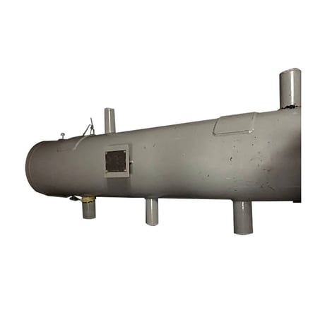 65 gallon Morfab Company, Unused Horizontal Ammonia Thermosyphon Vessel, 16" diameter x 74" L Tank, 250 PSI - Image 2