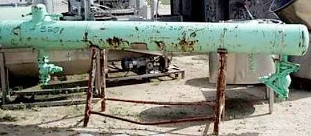 60 gallon Vilter, Horizontal Receiving Tank, 144" L x 14" width x 54" H, 250 psi @ 400 F - Image 4