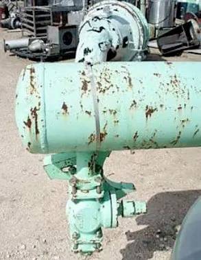 60 gallon Vilter, Horizontal Receiving Tank, 144" L x 14" width x 54" H, 250 psi @ 400 F - Image 5
