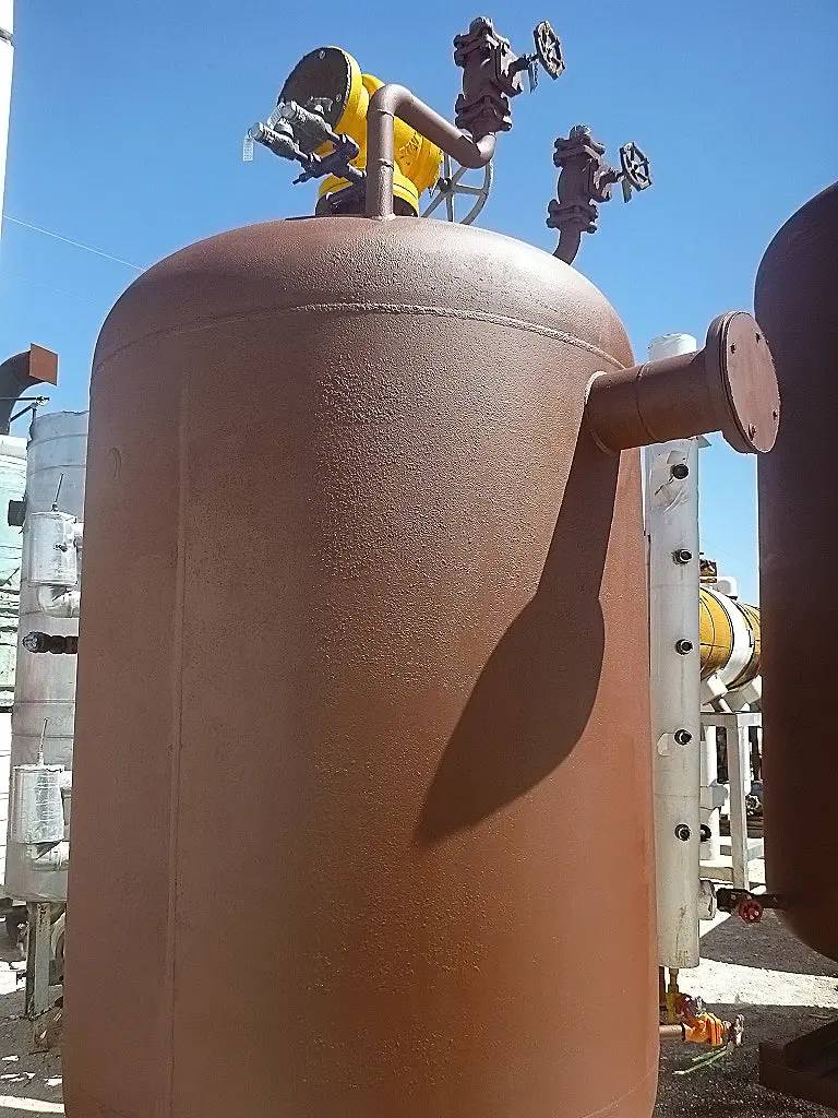1500 gallons, E. L. Nickell, Vertical Ammonia Receiver, 72" diameter x 80" L Tank, 150 PSI @ 650 F to -20F - Image 6