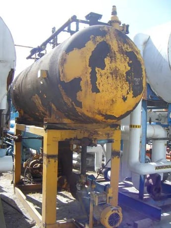900 gallons, Howe Corporation PVL264, Horizontal Recirculator, 48" diameter x 114" L Tank, 250 psi at 650 F - Image 3