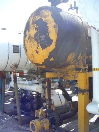 900 gallons, Howe Corporation PVL264, Horizontal Recirculator, 48" diameter x 114" L Tank, 250 psi at 650 F - Image 4